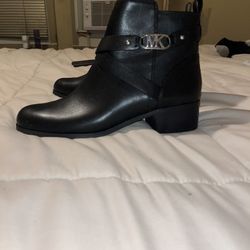 Michael Kors Women’s Black Leather Boots Size 8.5 (8 1/2) 