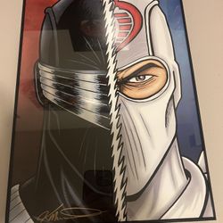 Snake Eyes/Storm Shadow 11x17 Print Signed