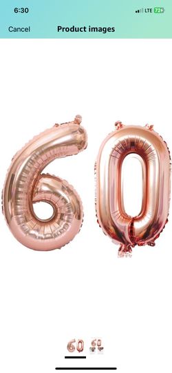 32” Rose Gold Balloons 60