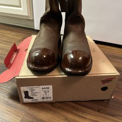 Men's 11-inch Waterproof Safety Toe Metguard Pull-On Boot