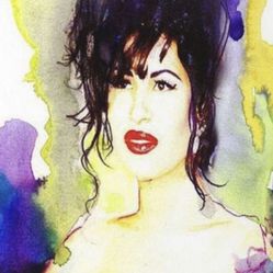 Selena Watercolor Canvas