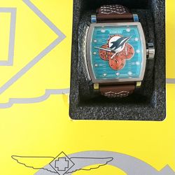 Nuevo 🆕 Large Invicta Miami Dolphins 🐬 Watch