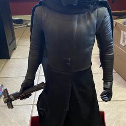 31 inch STAR WARS KYLO REN WITH LIGHT SABER 