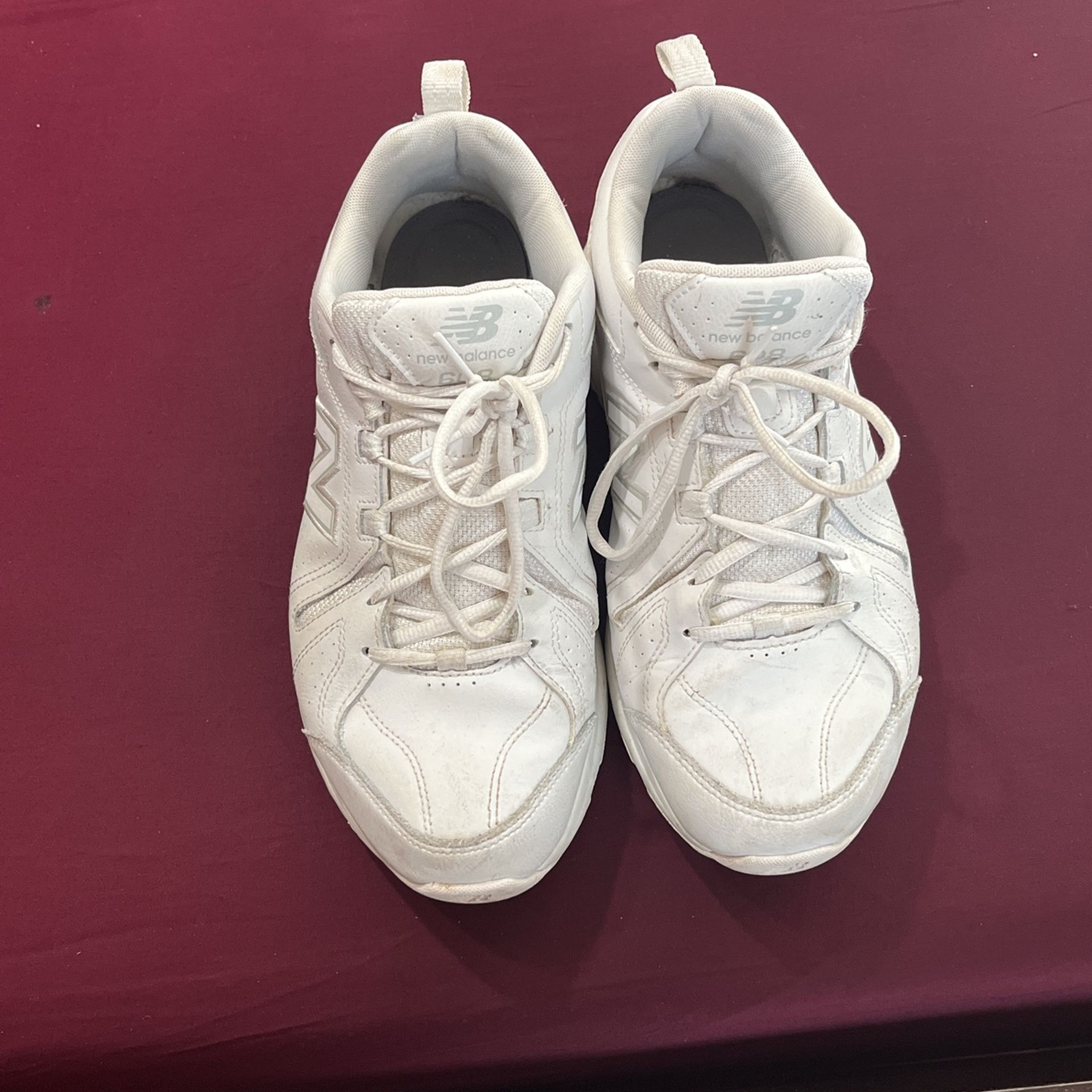 Men’s White Shoes, Nursing. Free To Good Home!
