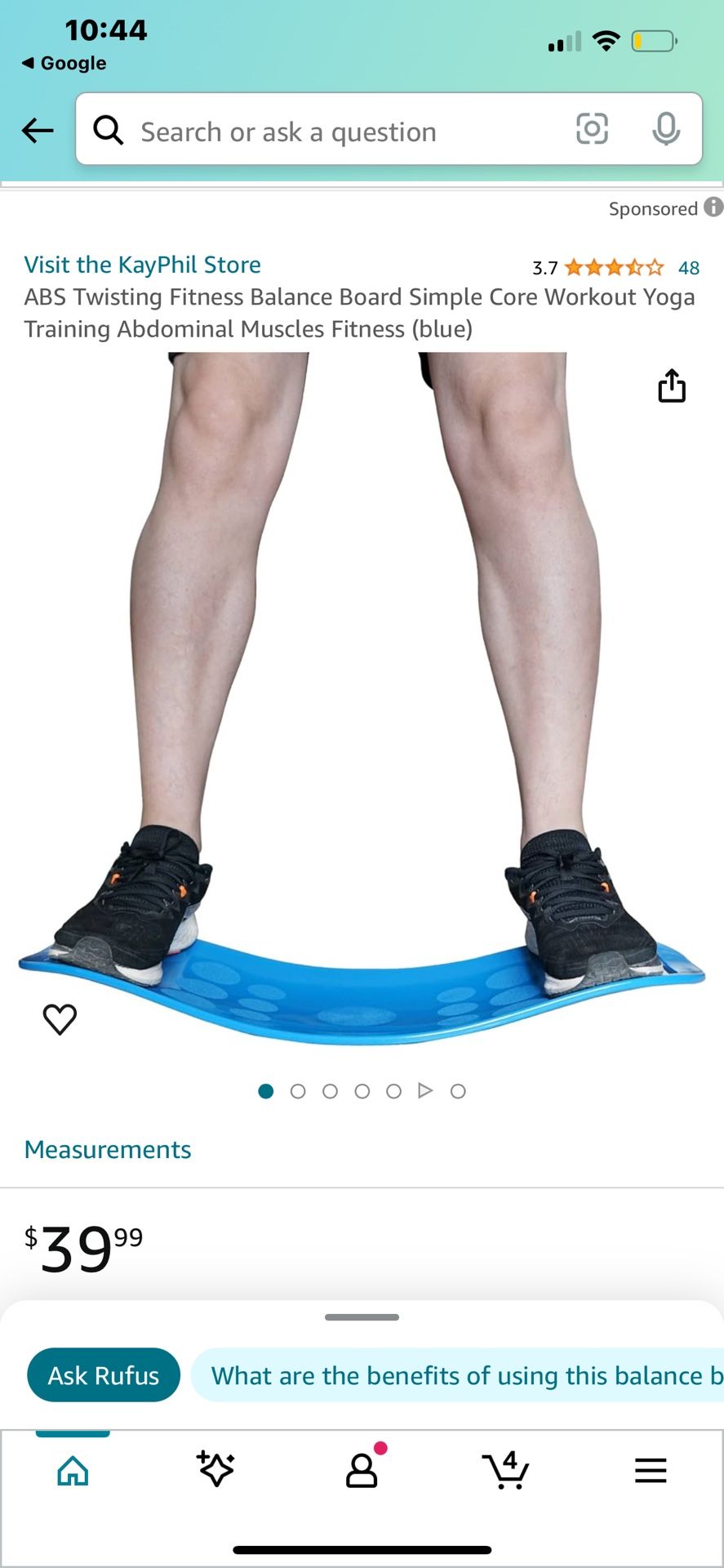 Simply Fit Board The Workout Balance Board With A Twist