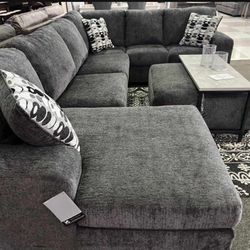 AP🎉 Oversized 3 Piece Sectional Couch With Chaise, Color Options// Fast Delivery - Financing 