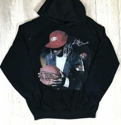 Lil Durk OTF Basketball Hoodie Black Medium #6