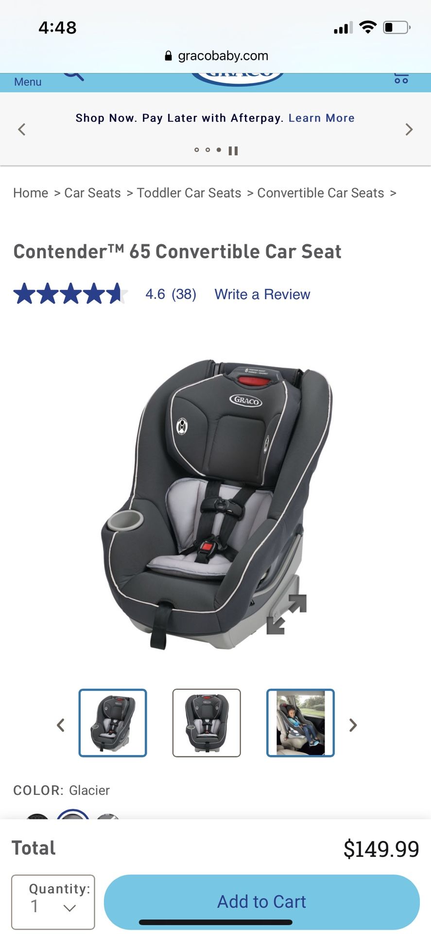 Graco 65 Convertible Car Seat