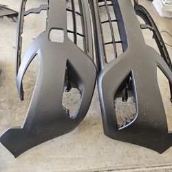 New Left And Right Fenders, 2 Bumpers And Head Light  For A 2012 To 2019 Nissan Versa 4 Door Sedan