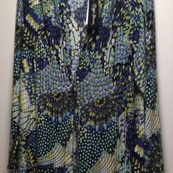 Maggie Barnes Women’s Open Front Long Sleeves Stretch Cardigan NEW