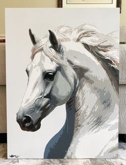 White Horse Painting- By Mitch Wickman (1 of 1)