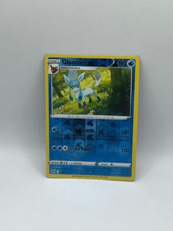 Pokemon Astral Radiance Glaceon Reverse Holo Card # 038/189