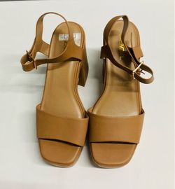 Women Open Toe Ankle Strap Platform Chunky Block High Heeled Sandal