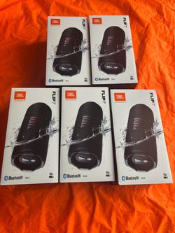 JBL Flip 7 Bluetooth Speaker – Lot of 5