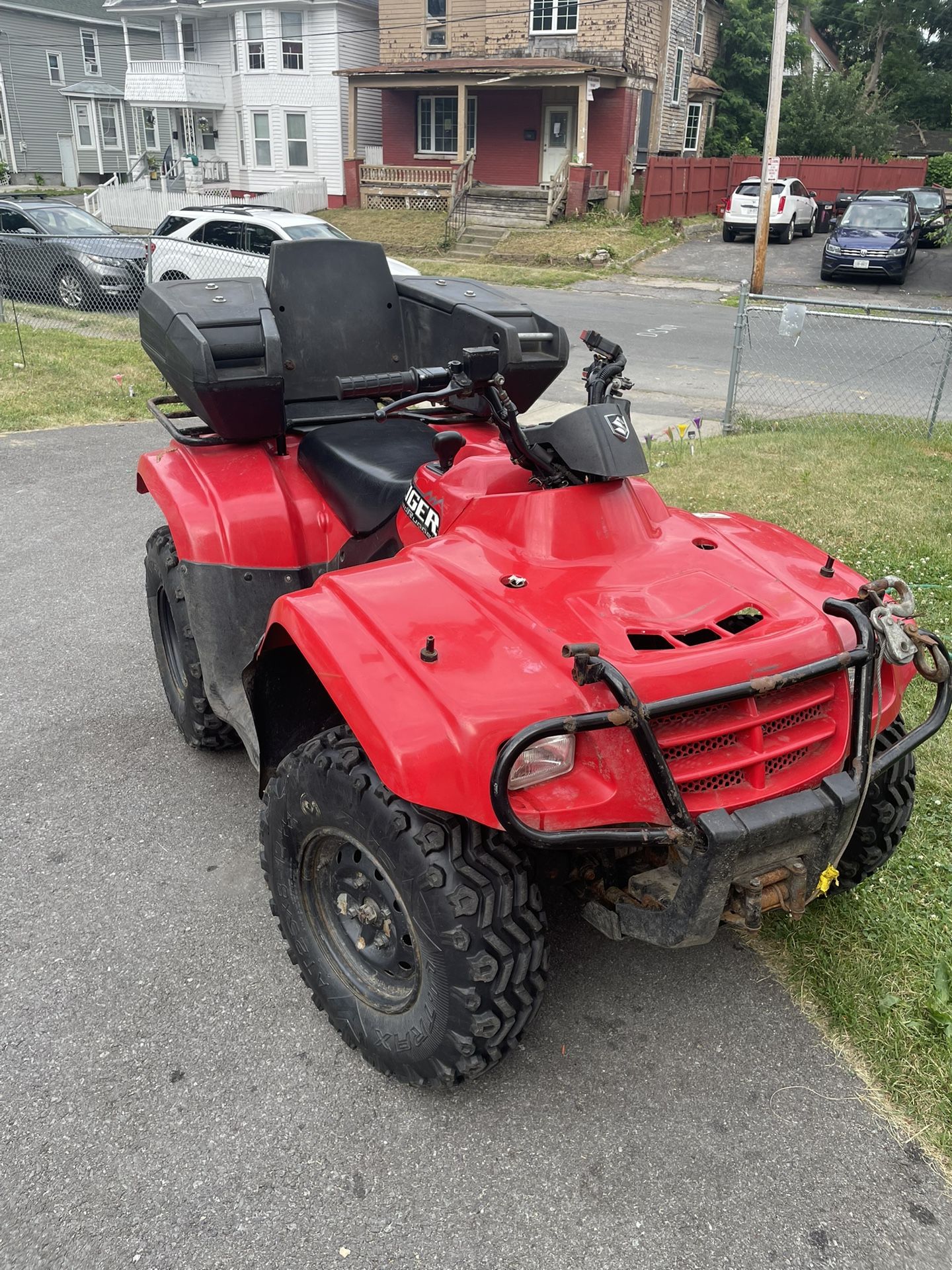 Suzuki 400 4x4 With Plow