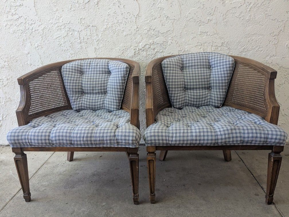 Vintage Barrel Chairs