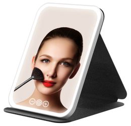 Folding makeup mirror