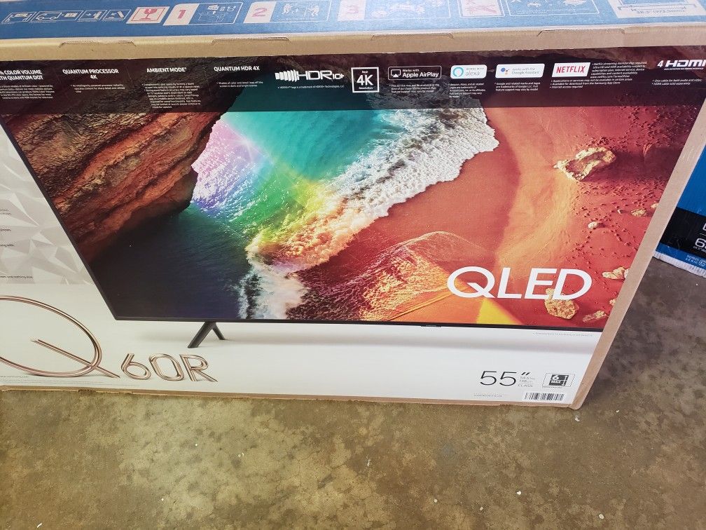 TV Samsung 55", Q90R, 4k, 240 Hz, Dynamic Cristal Color, Bixby, Excellent