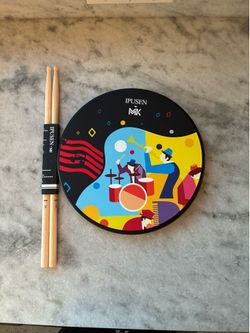 Drum Practice Pad and Sticks