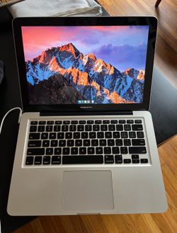 MacBook Pro 13” (Late 2011)  2.4GHz Intel i5, 4GB RAM, 500GB Storage