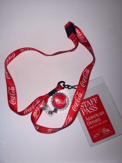 Coca-Cola FIFA World Cup Trophy Tour Staff Pass Lanyard Badge Holder