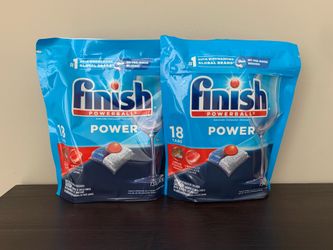 Finish Power 18ct Dishwasher Tabs, Price for Both
