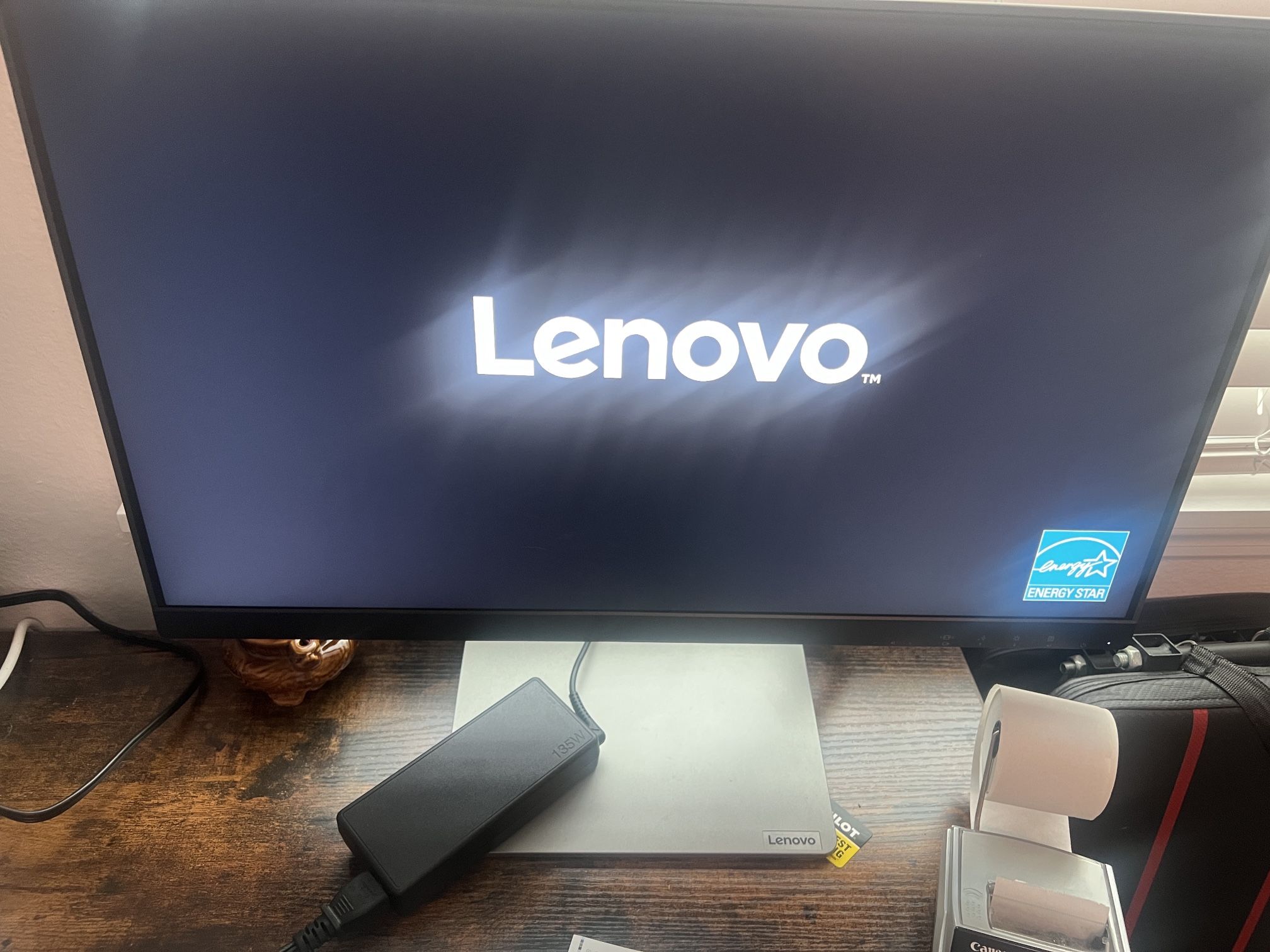 Lenovo 24” Monitor with HDMI, USB-C and display port connections