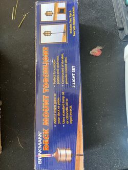 Tiki torches for deck mount NIB