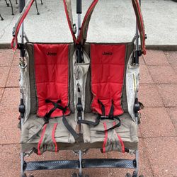 Jeep Wrangler Twin Sport All-Weather Stroller