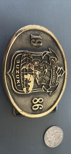 Suzuki belt buckle
