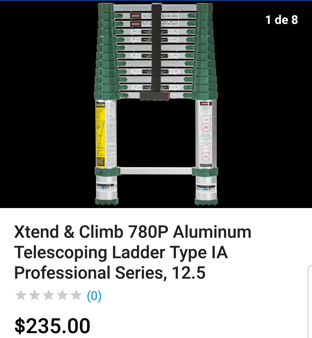 Xtend + Climb Telescoping ladder
