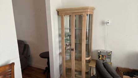 glass armoire 105