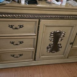 Hard Wood Dresser & Night Stand (One)