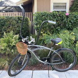 Beach Cruiser With Ape hangers. 