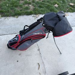 Left Handed Vector Golf Bag And Clubs 