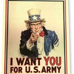 New - I Want You For The U.S. Army Poster