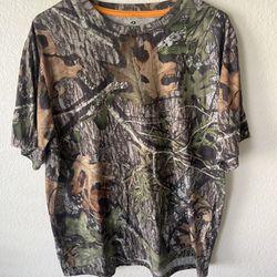 Mossy Oak Camo Camouflage Outdoor T Shirt Men’s Size Large