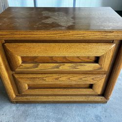 Wood Nightstand