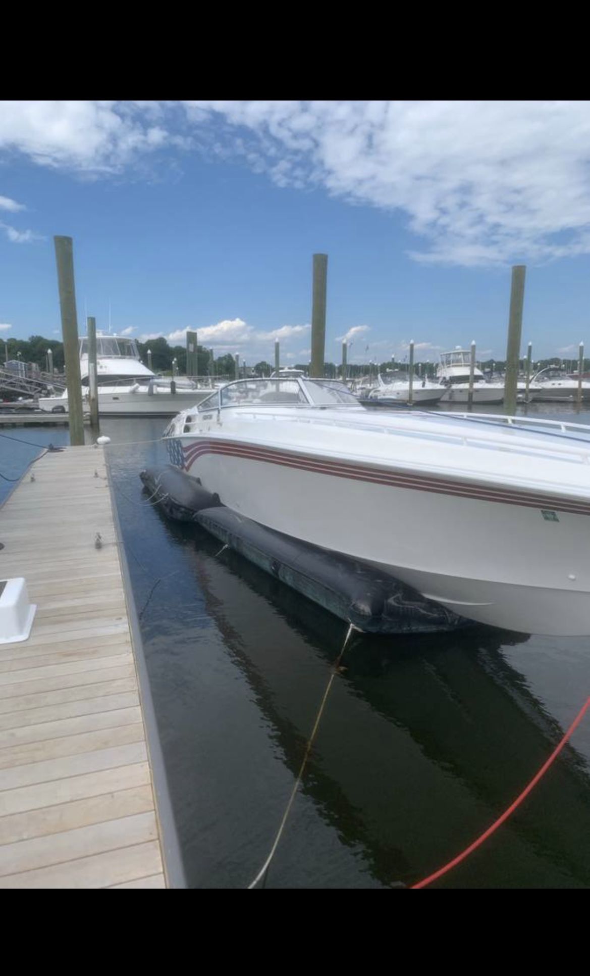 42’ Fountain Lightning Step Hull