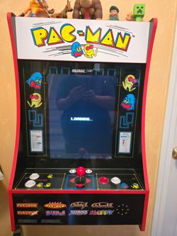 Arcade1Up Pac-Man Arcade Cabinet with 8 arcade games