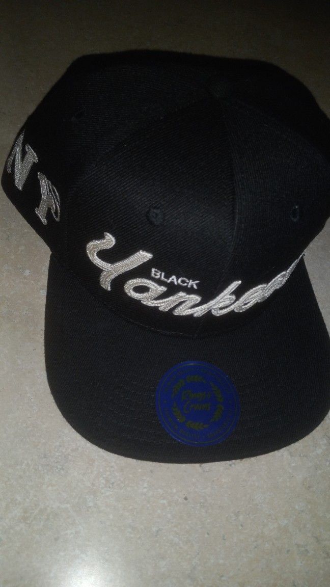 Black Yankees snapback cap