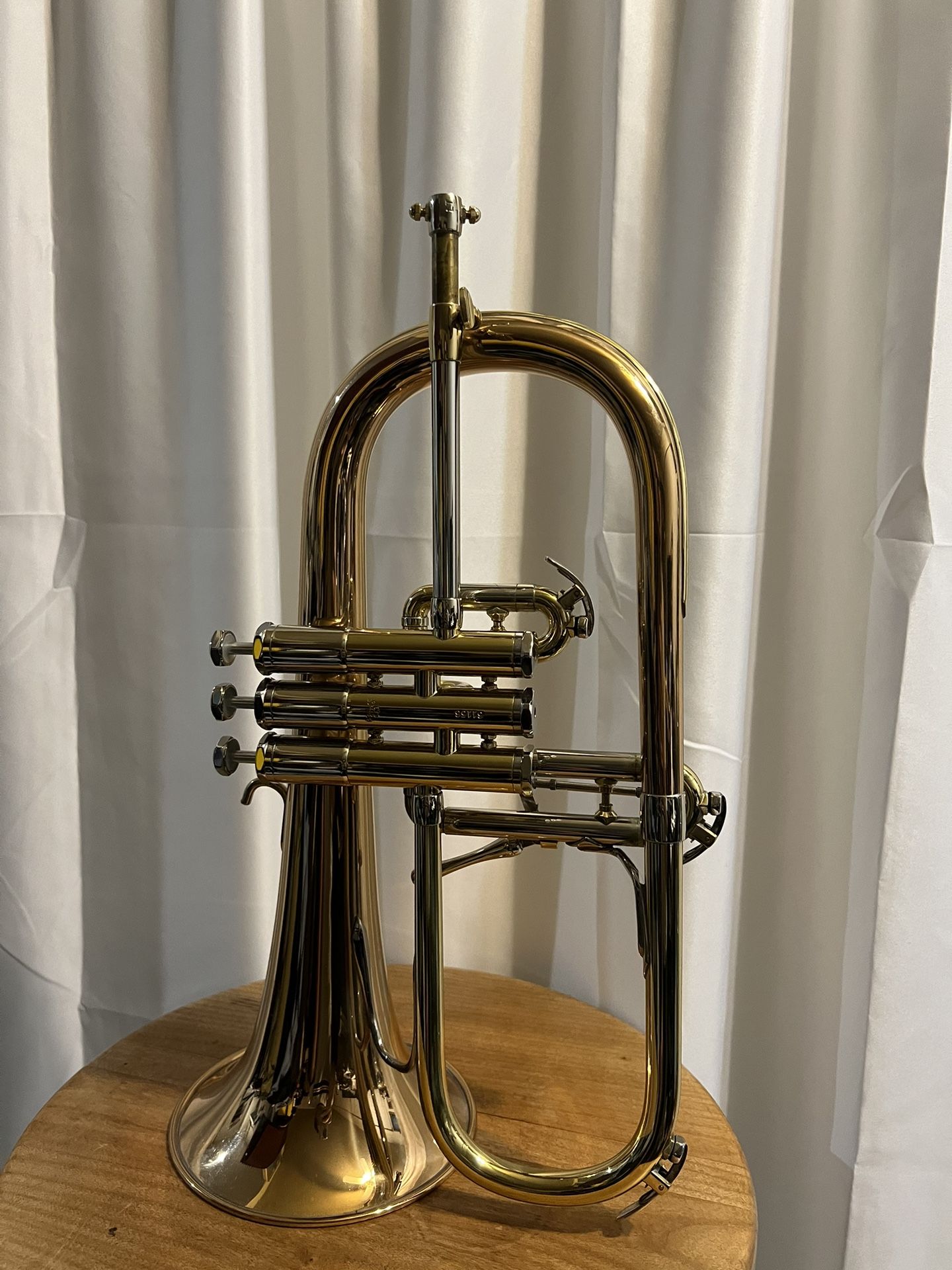 Schilke Flugelhorn, brass , not used much , no case, no mouthpiece, 1040-FL.