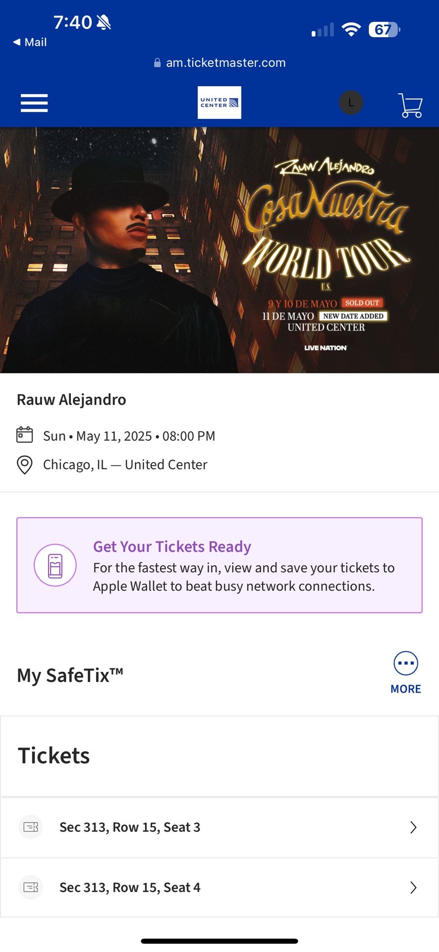 Rauw Alejandro Sun tickets