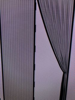 Magic mesh deluxe black screen door size 39x83 brand new Never use