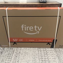 BRAND NEW Amazon Fire TV 50" 4-Series 4K UHD smart TV, stream live TV