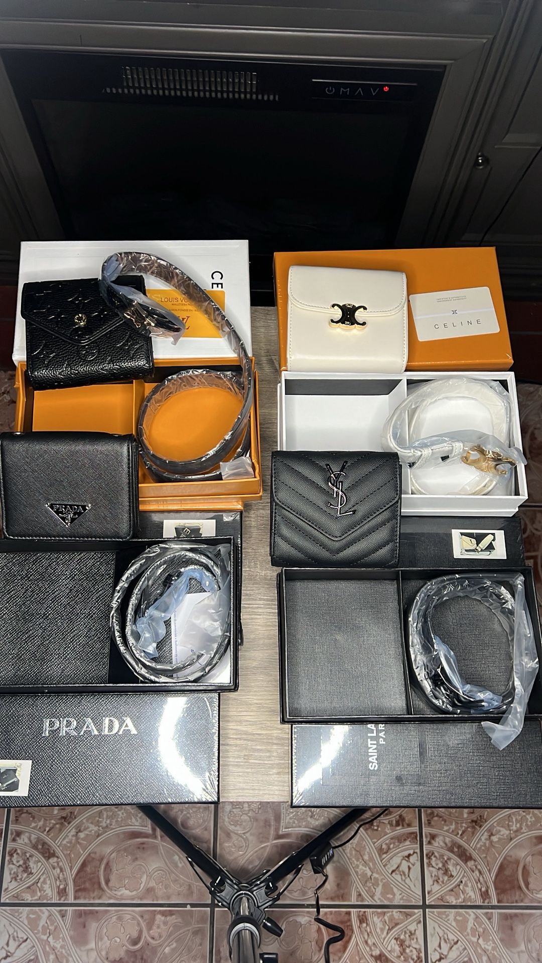 Ysl Women Bag W/belt