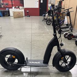 Fat tire electric scooter