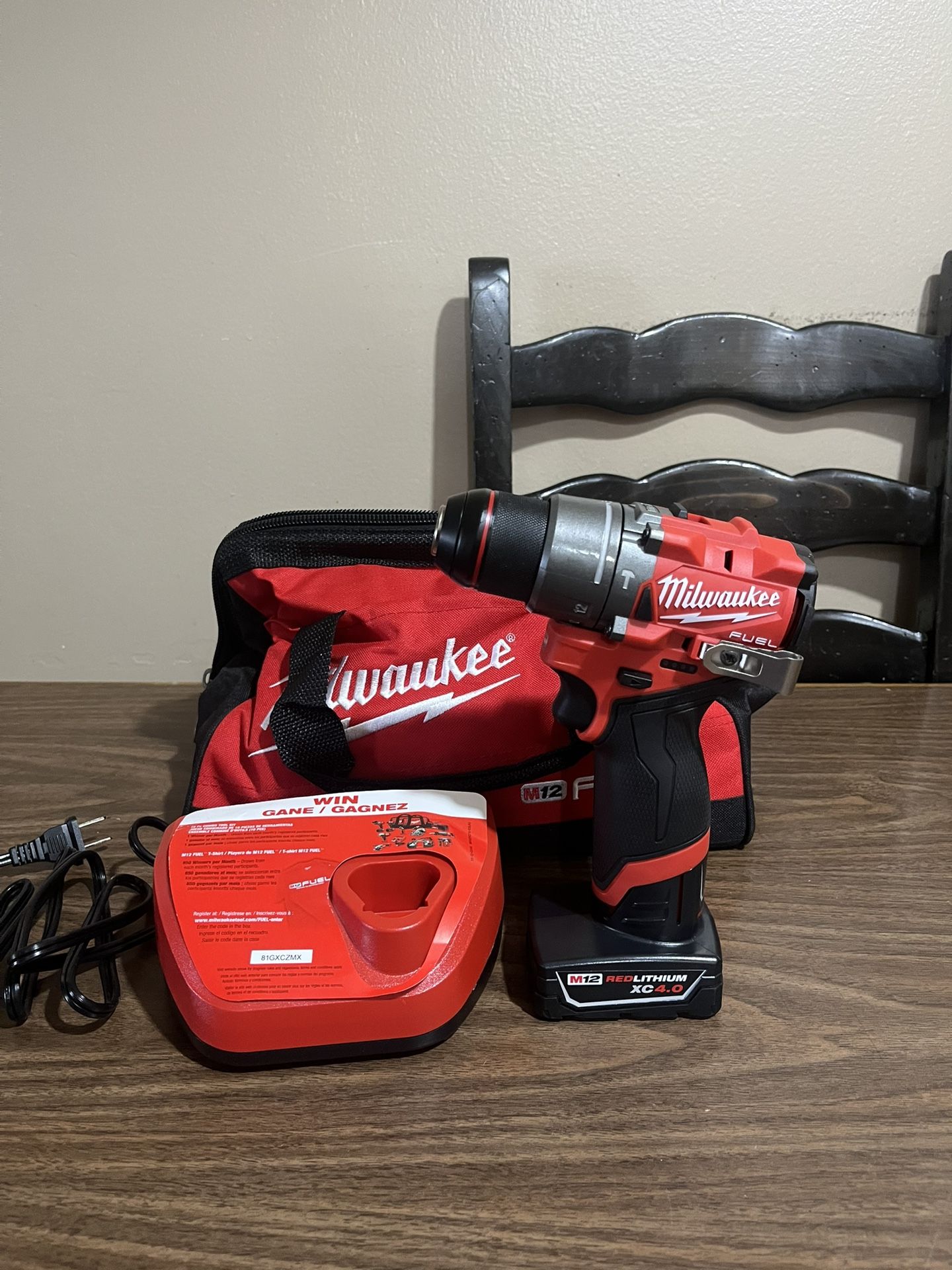 Milwaukee M12 Fuel 1/2” Hammer Drill Kit