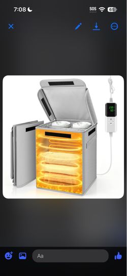 42L Foldable Heated Towel Warmer