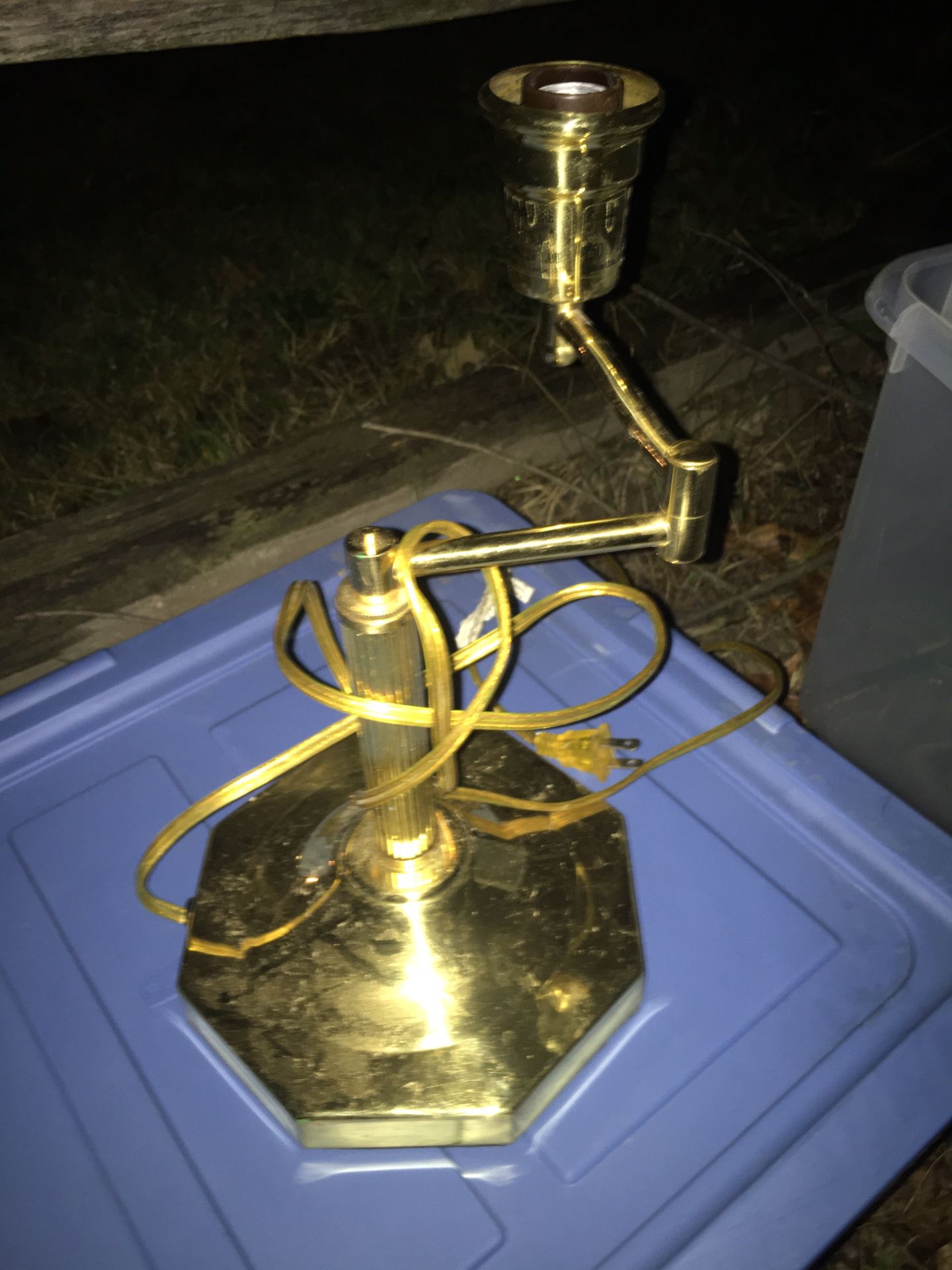 Nice brass lamp only $15
